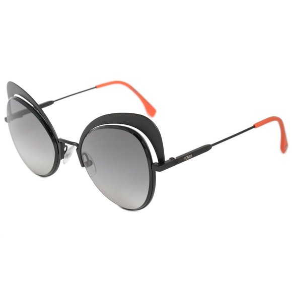 Fendi Eyeshine Butterfly Sunglasses FF0247S 807 9O 54 Fendi FENDI-SUNG-FF0247S-807-9O-54 54-22-135 mm Eyeshine  main image 4